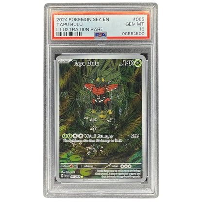 Tapu Bulu 065/064 Illustration Rare PSA 10 Pokemon TCG Scarlet & Violet Shrouded Fable