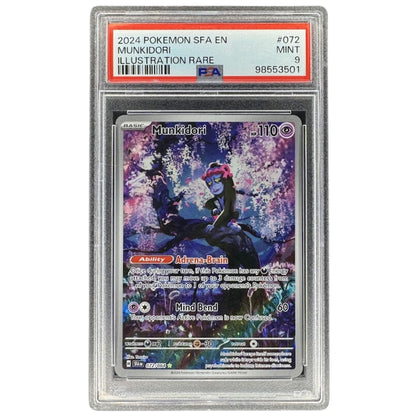 Munkidori 072/06 PSA 9 Illustration Rare Pokemon Scarlet & Violet Shrouded Fable