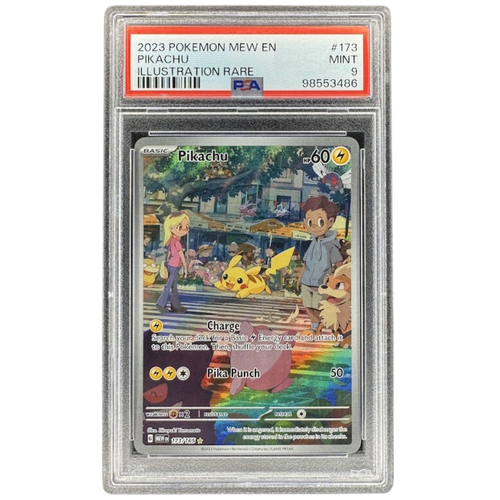 Pikachu 173/165 Illustration Rare PSA 9 Pokemon TCG Scarlet & Violet 151