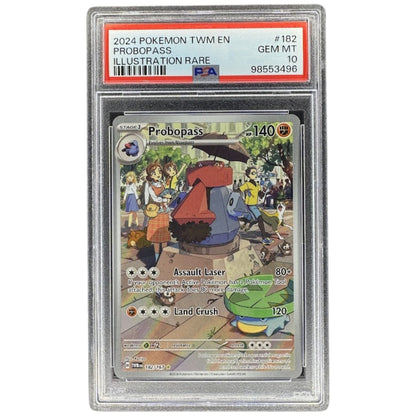 Probopass 182/167 PSA 10 Illustration Rare Pokemon TCG Scarlet & Violet Twilight Masquerade