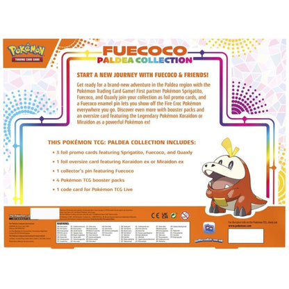 Pokemon TCG Fuecoco Paldea Collection Box