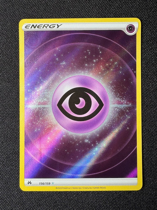 Psychic Energy (Textured) 156/159 Ultra Rare Pokemon TCG Sword & Shield Crown Zenith