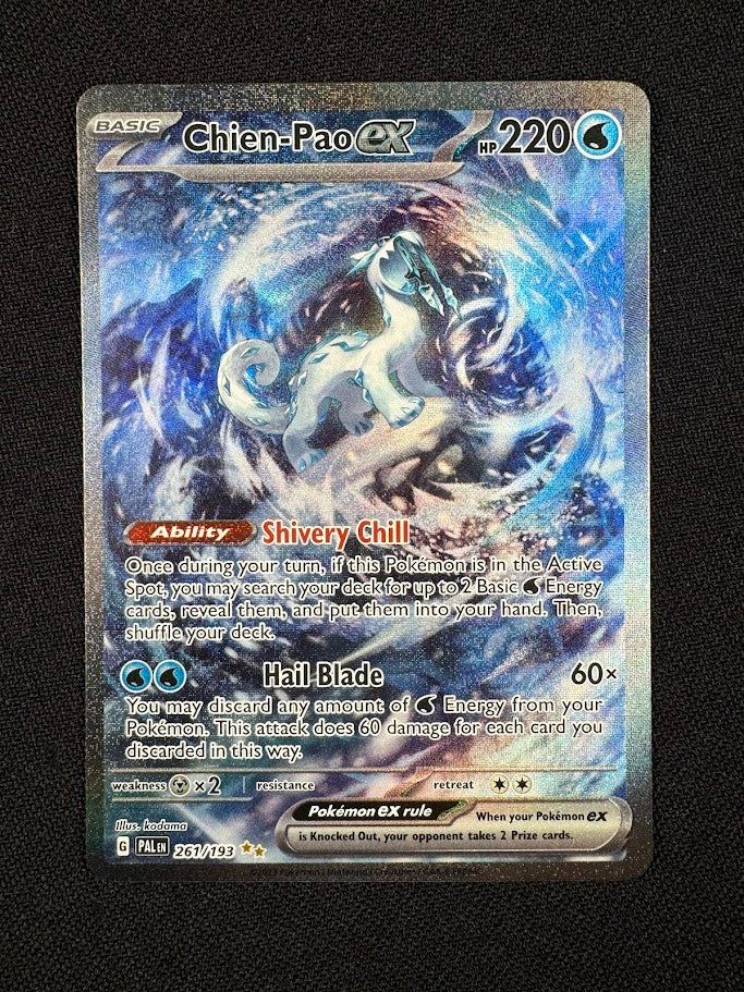 Chien-Pao ex 261/193 Special Illustration Rare Pokemon TCG Scarlet & Violet Paldea Evolved