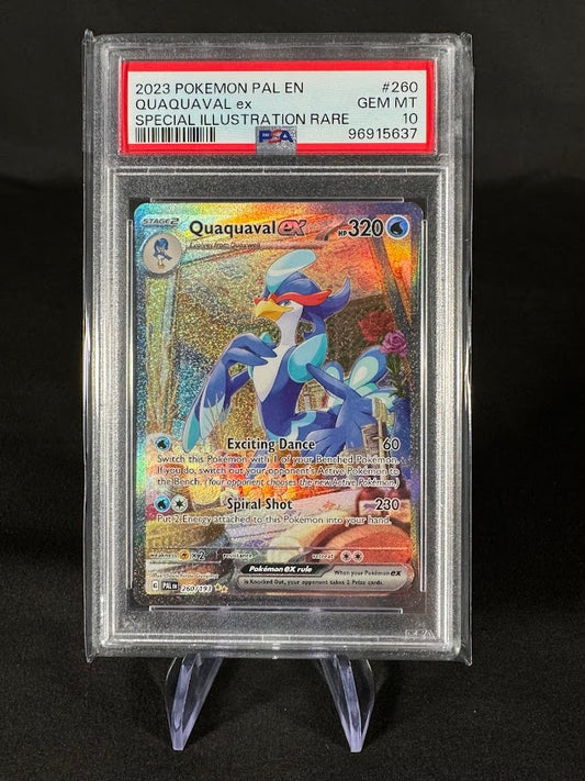 Quaquaval ex 260/193 Special Illustration Rare Pokemon Scarlet & Violet Paldea Evolved PSA Gem Mint 10 LOW POP