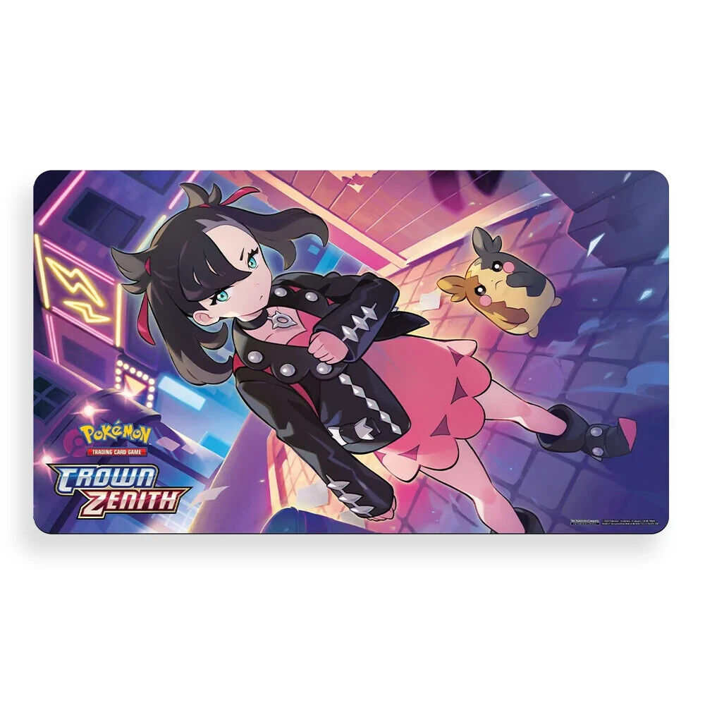 Pokémon TCG Crown Zenith Marnie & Morpeko Playmat