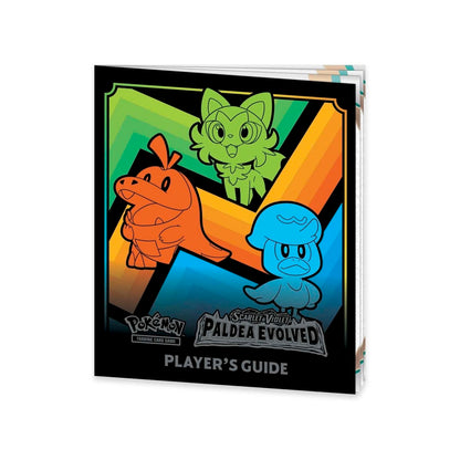 Front view of The Pokemon Trading Card Game Scarlet and Violet Paldea Evolved Player's Guide.