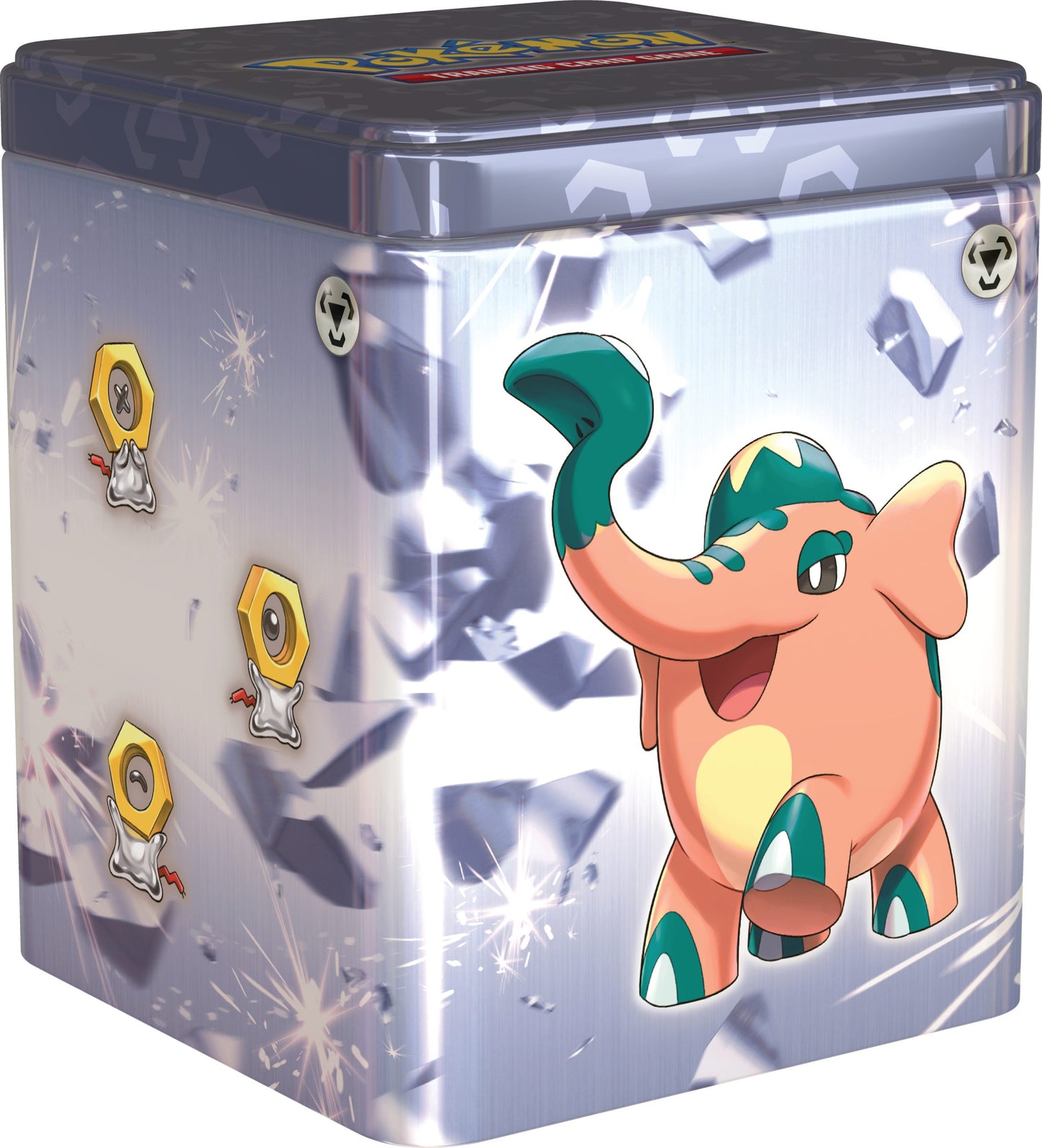 Pokemon TCG - Q1 2024 Stacking Tin Includes 3 Booster Packs
