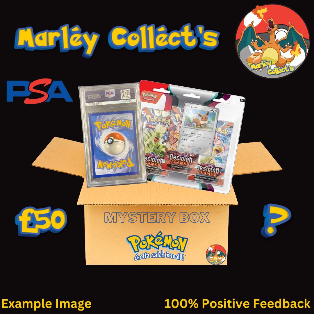 Pokemon Card £50 Mystery Box PSA Graded Card | Sealed Products | Booster Packs