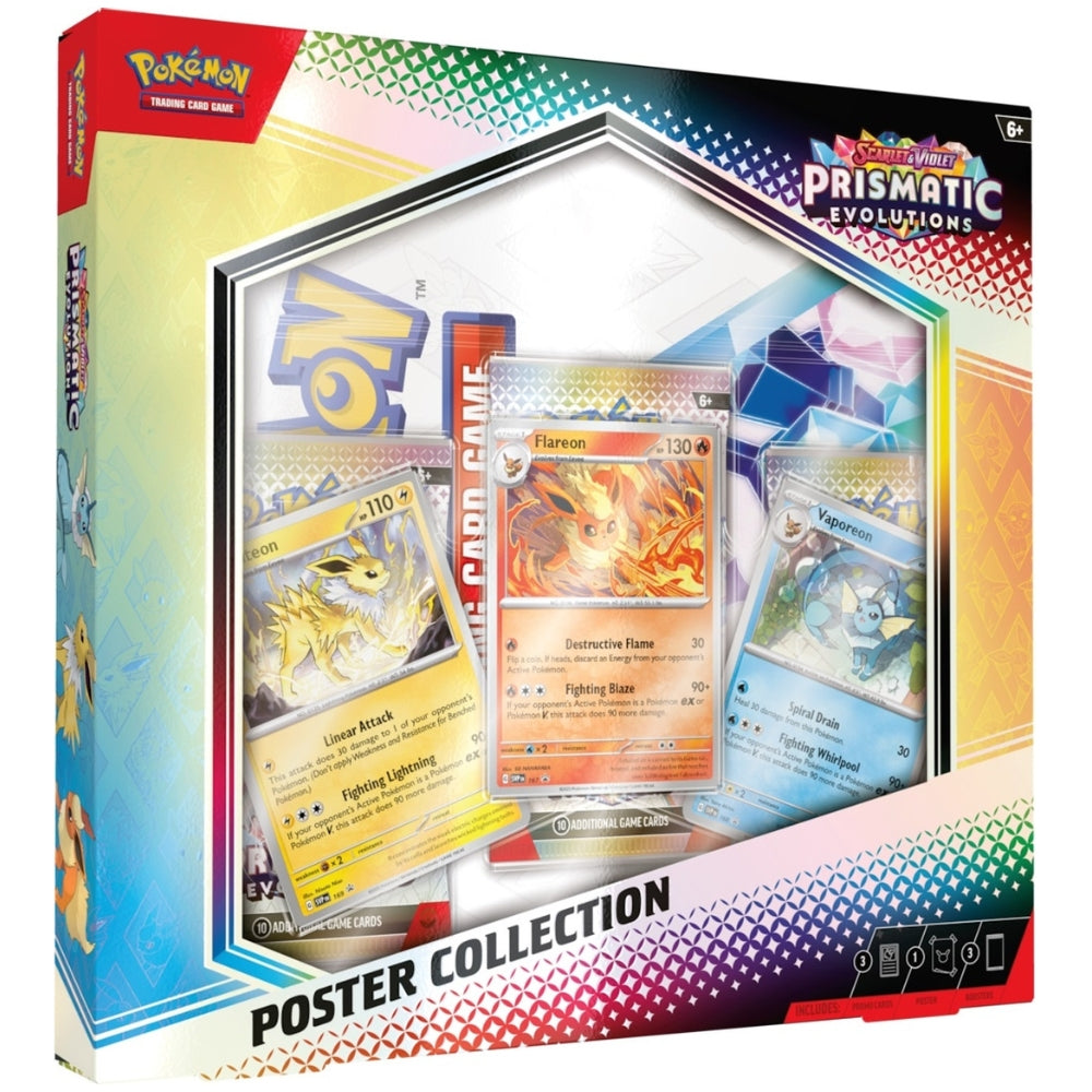 Prismatic Evolutions Poster Collection Pokemon TCG Scarlet & Violet PRE ORDER