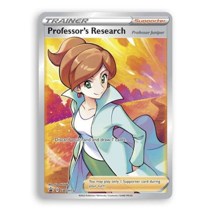 Professor's Research Trainer Pokémon from the Pokémon TCG Professor Juniper Premium Tournament Collection.