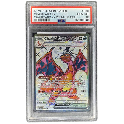 PSA Gem Mint 10 Charizard ex SVP 056 Black Star Promo - Scarlet & Violet Charizard ex Premium Collection #2