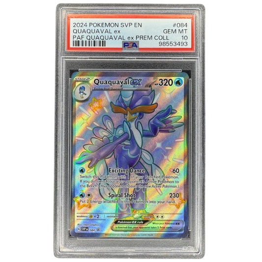 Quaquaval ex SVP 084 PSA 10 Pokemon TCG Scarlet & Violet Paldean Fates Black Star Promo