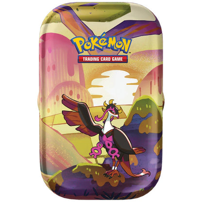 Pokemon Trading Card Game Scarlet & Violet Shrouded Fable Mini Tin Featuring Fezandipiti.