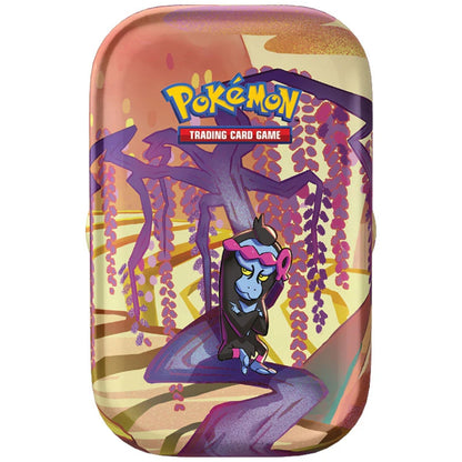 Pokemon Trading Card Game Scarlet & Violet Shrouded Fable Mini Tin Featuring Munkidori.