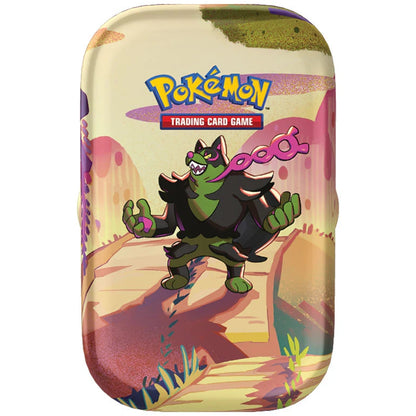 Pokemon Trading Card Game Scarlet & Violet Shrouded Fable Mini Tin Featuring Okidogi.