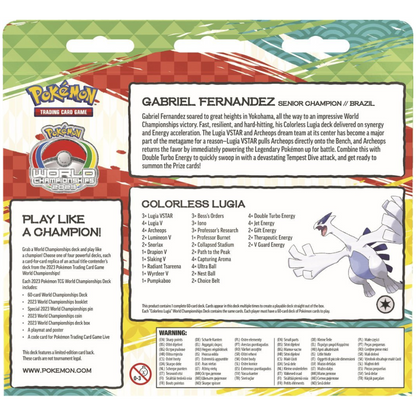 Pokemon TCG - 2023 World Championship Decks - Kelley | Reklev | Fernandez | Yen